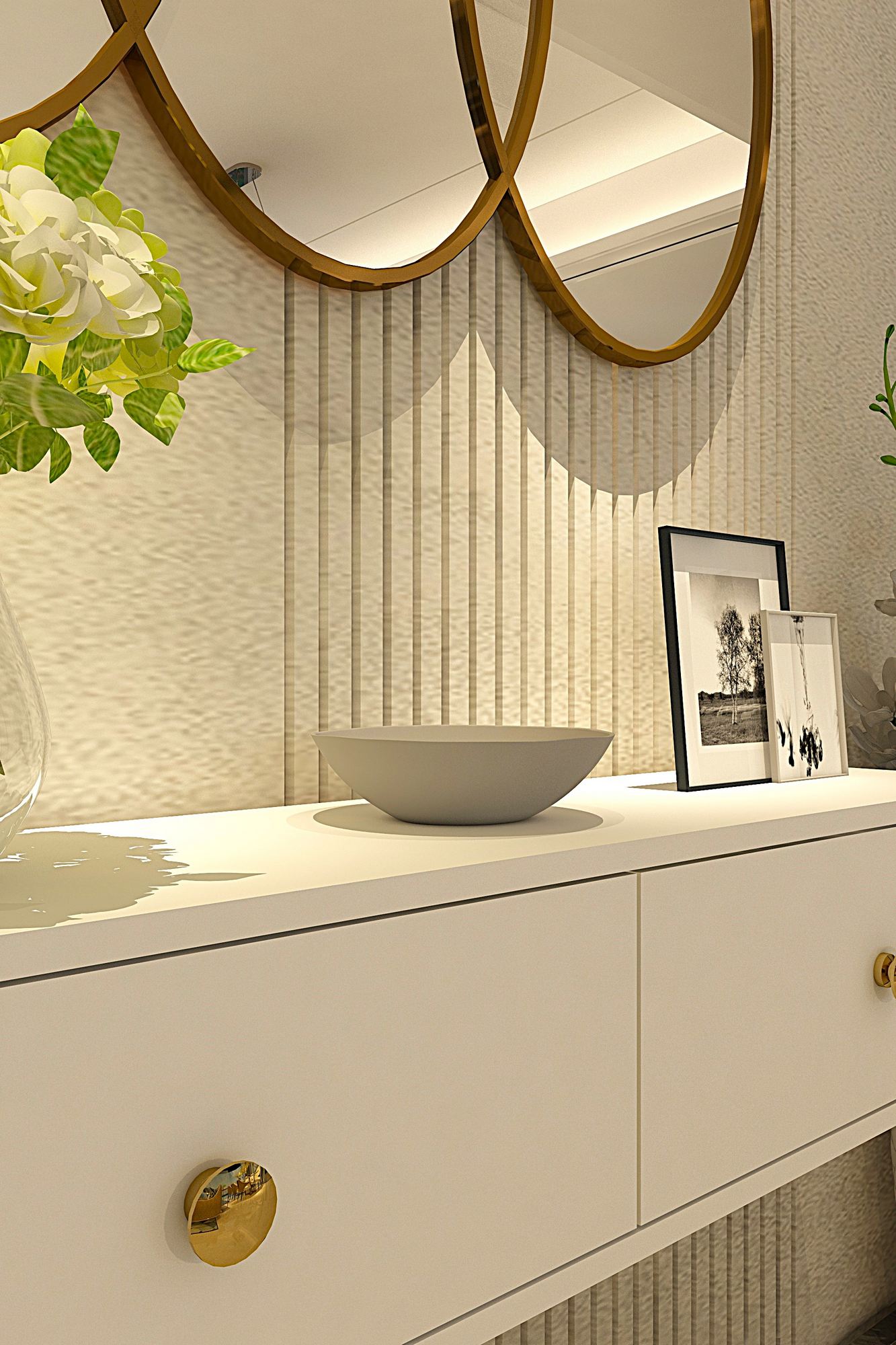 Συρταριέρα Επιτοίχια Κρεμαστή Κονσόλα Εισόδου Κρεμαστό Ράφι Τοίχου Κρεβατοκάμαρας σε 2 Χρώματα 555CHM1501