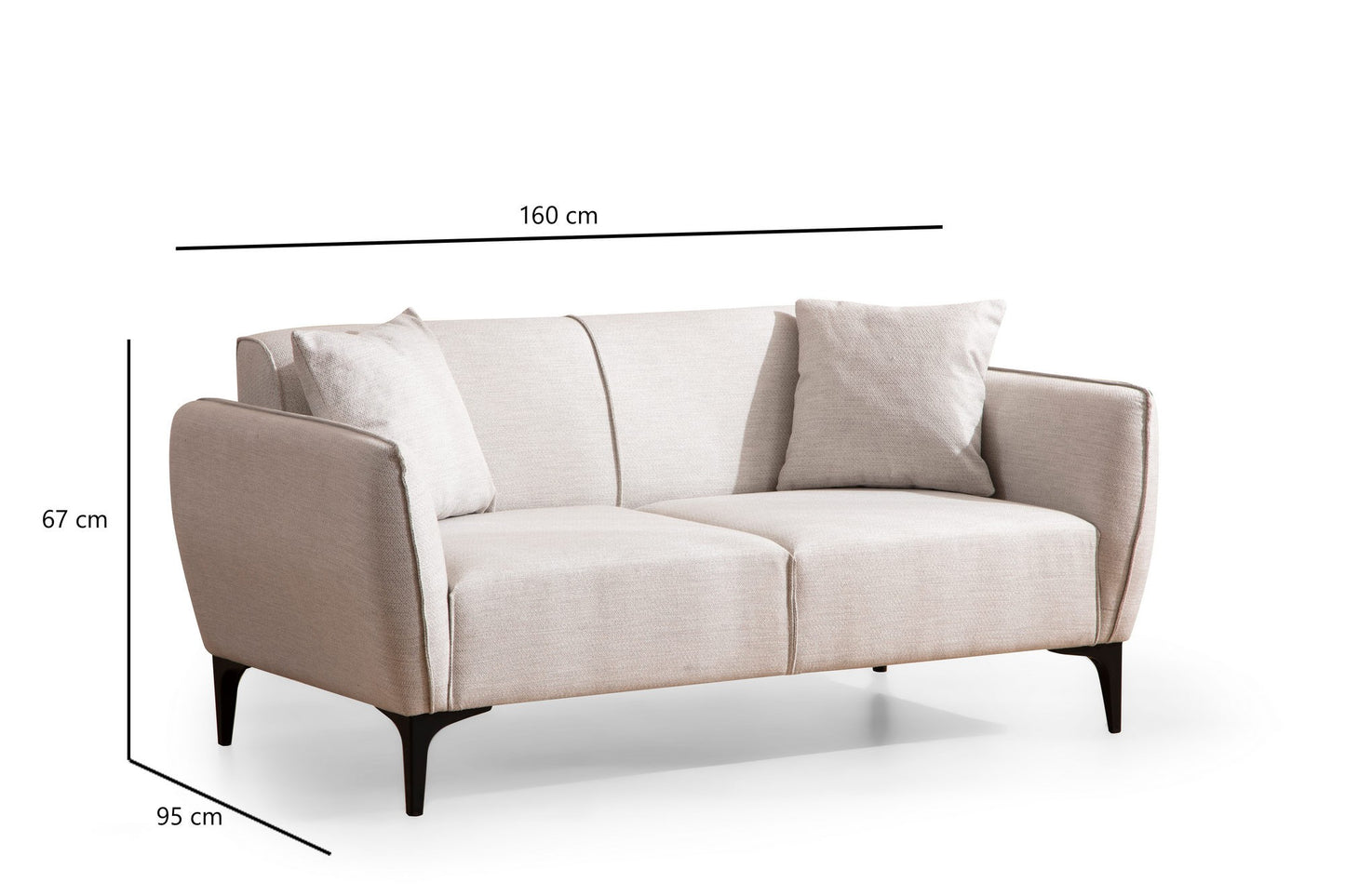 Μοντέρνος Διθέσιος Καναπές Σαλονιού | 560ARE1534