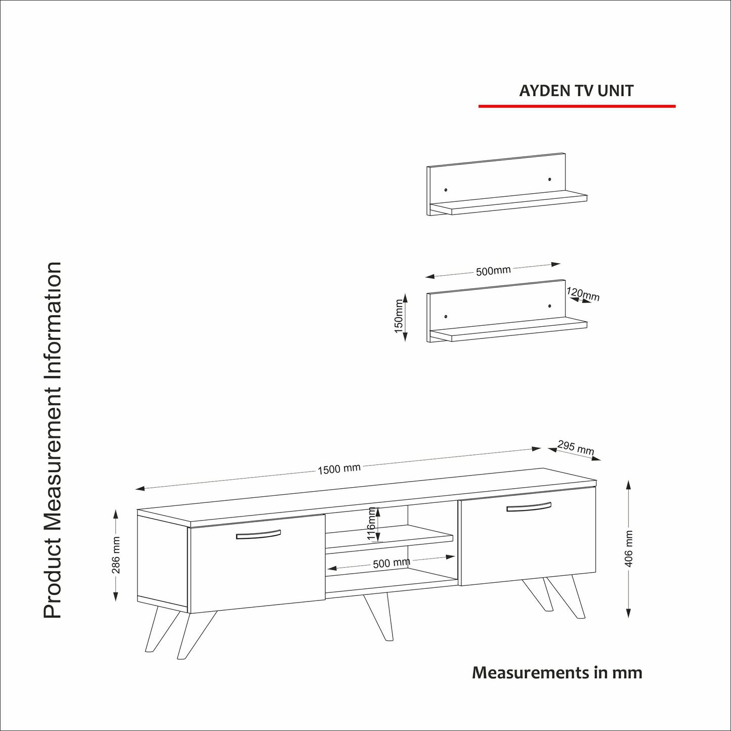 Έπιπλο Τηλεόρασης TV Βάση Σύνθεση Καρυδί Marble | 804TRH3046