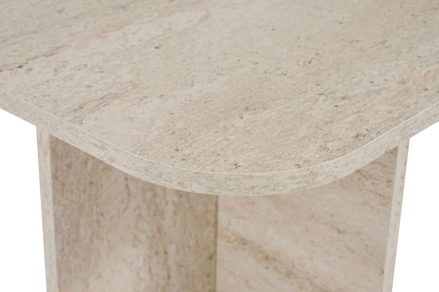 Κεντρικό Τραπεζάκι Σαλονιού Καθιστικού Μοντέρνο Όψη Πέτρας 120x60 εκ 838NRD1118