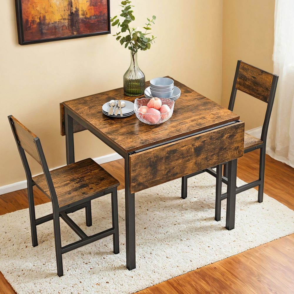 Extendable Kitchen Table Folding Dining Table for 2-4 People for