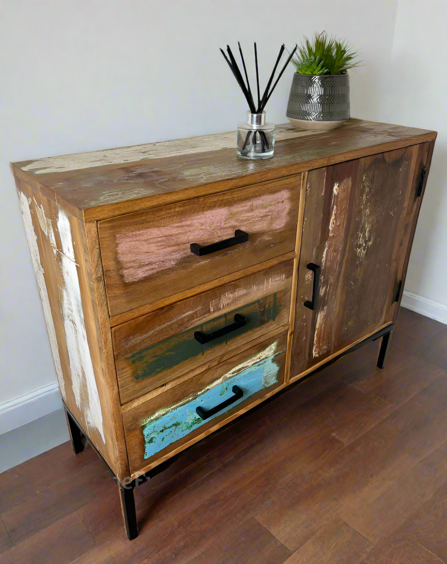 Κονσόλα Εισόδου Ντουλάπι με Συρτάρια