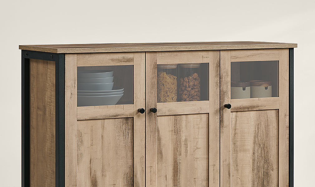 Μπουφές Σαλονιού Κονσόλα Ντουλάπι Αποθήκευσης Κουζίνας 35 x 100 x 75 εκ LS-C099B60