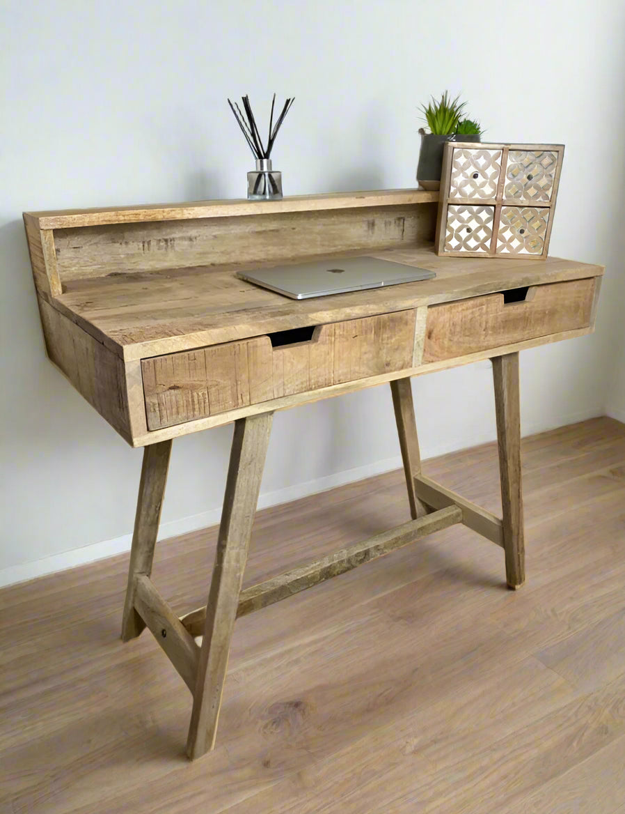 Τραπέζι Κονσόλα Εισόδου Μασίφ Ξύλο Ρουστίκ Γραφείο Υπολογιστή Σεκρετερ 1328269