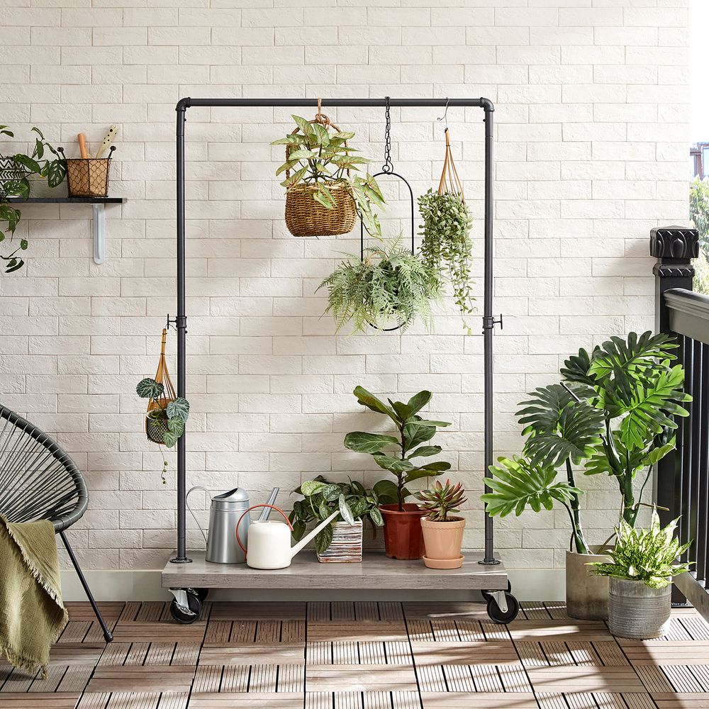 Κρεμάστρα Παλτό Ράγα Ρούχων για Κρεβατοκάμαρα Σχάρα Ρούχων Ράφι Έπιπλο Βιομηχανικού Κατάστημα Λιανικής HS-R065B02