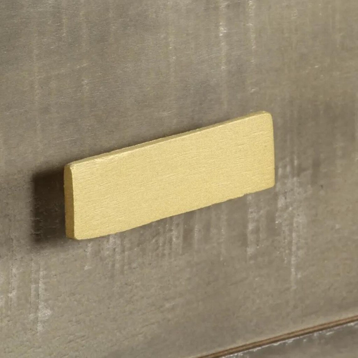 Τραπέζι Κονσόλα Εισόδου Γκρί Μασίφ Ξύλο 110x35x76 εκ. με 3 Συρτάρια Vintage 1246682