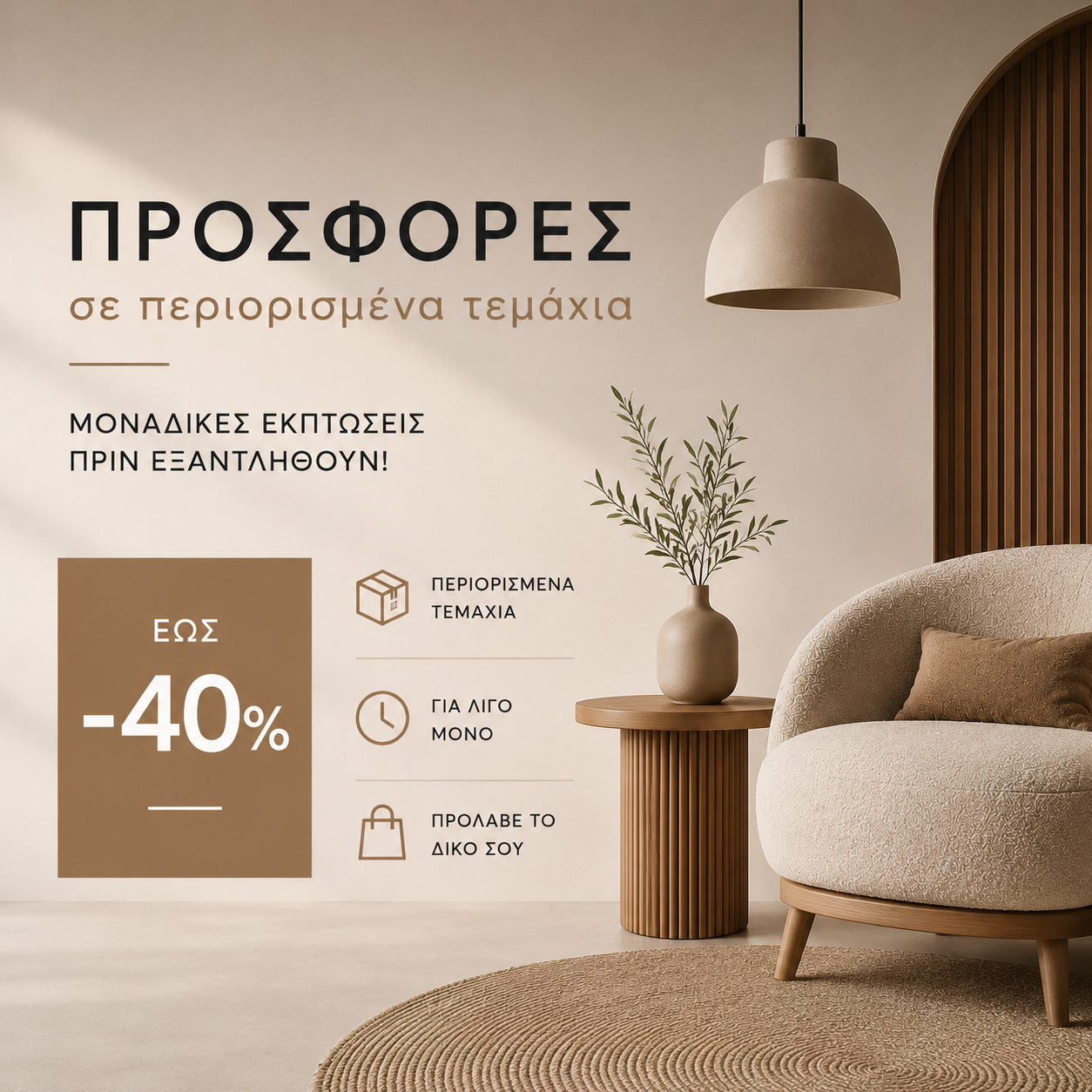 Προσφορές σε Περιορισμένα Τεμάχια