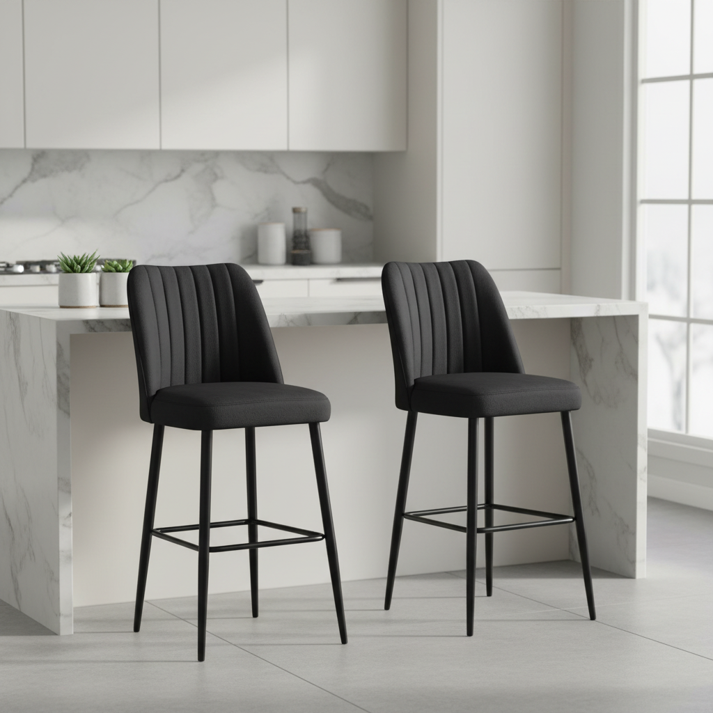 Σκαμπό για Πάσο Κουζίνας Σετ 2 τεμ Ύψος καθίσματος 65 εκ Σκαμπό Μπαρ Εργονομικό Κάθισμα Νησίδας Διάφορα Χρώματα  107BCK1144