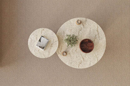 Τραπεζάκι Σαλονιού Set Travertine - Καρυδί 70 x 70 x 40 εκ GR116SAM1509