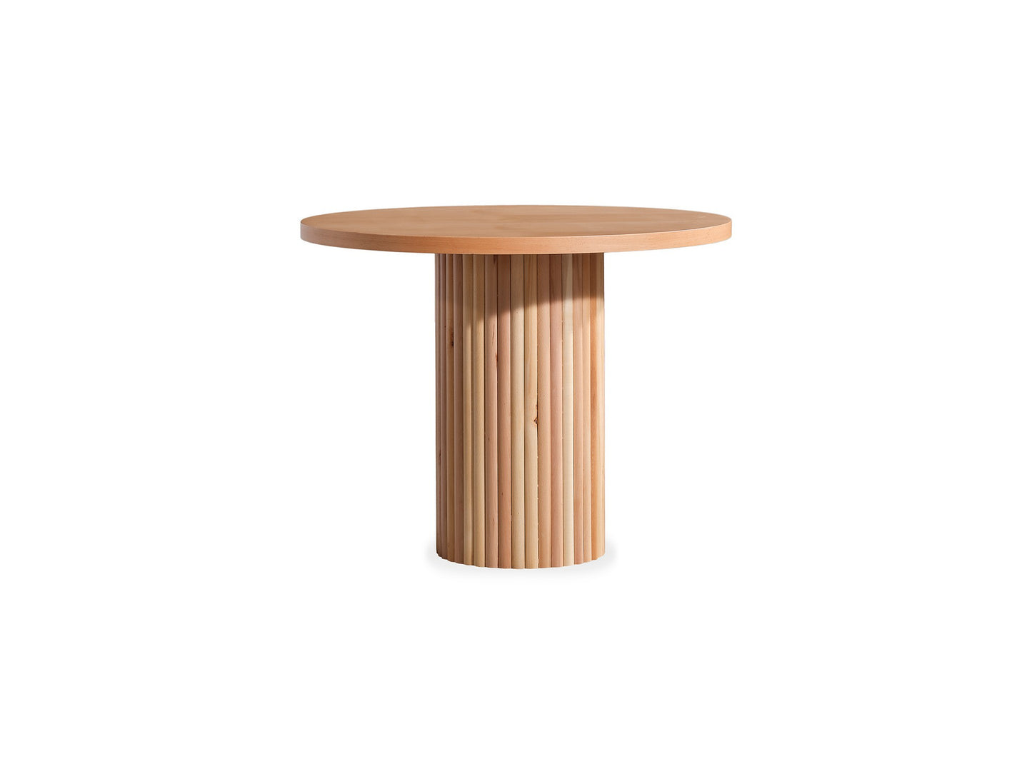 Τραπέζι Κουζίνας Τραπεζαρίας Εκδηλώσεων Στρόγγυλο 100 εκ Ροτόντα Οξυά 117FRF1404