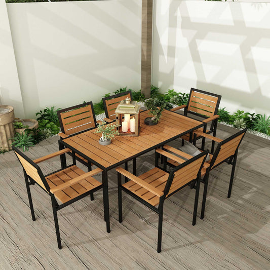 Τραπεζαρία Κήπου με 6 καρέκλες