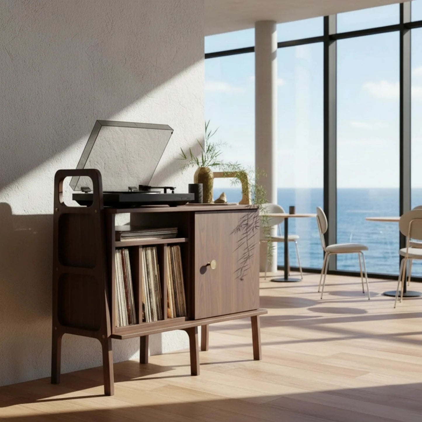 Κονσόλα Μπουφές 100x90x40 εκ Καρυδί 120PLT1603