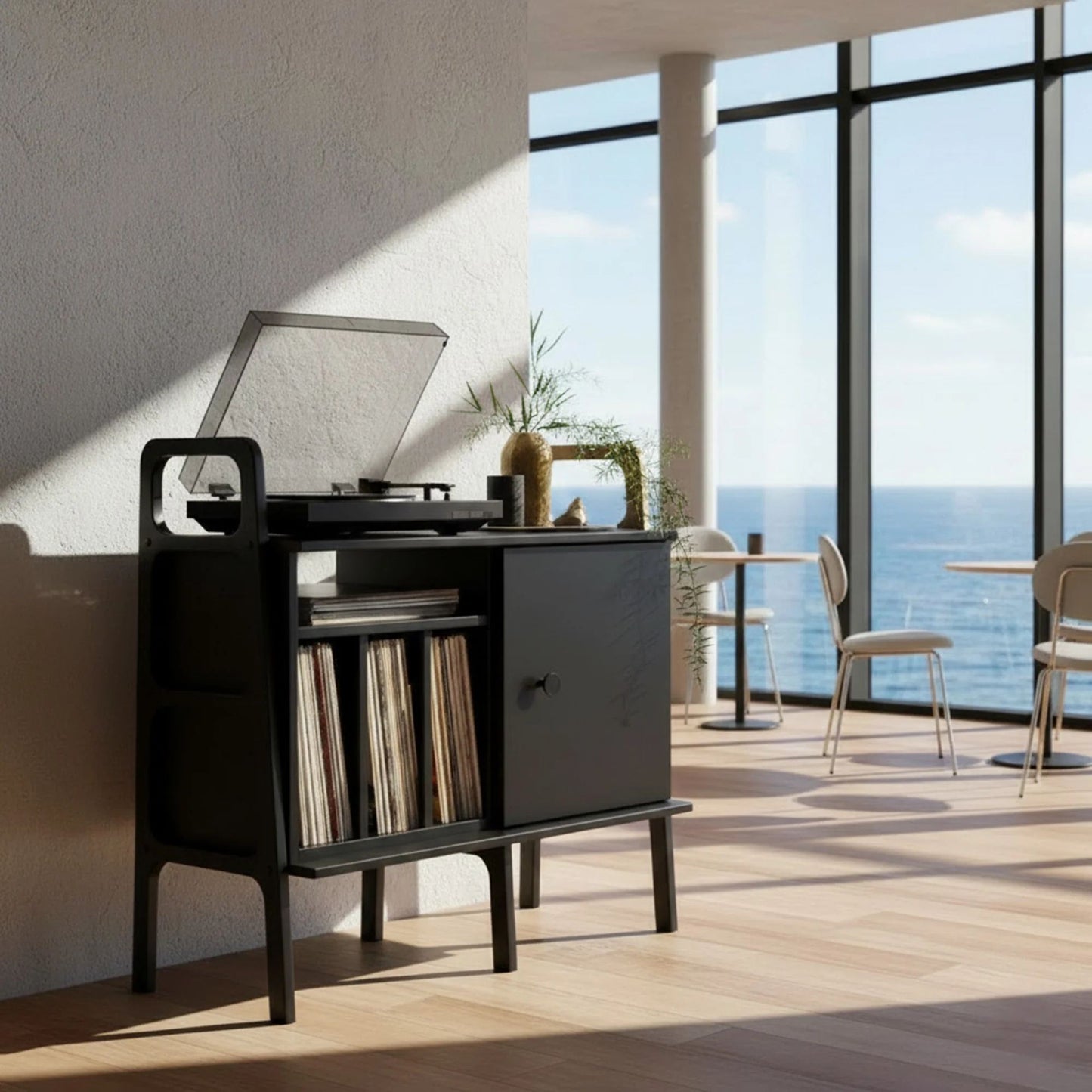 Κονσόλα Μπουφές 100x90x40 εκ Μαύρο 120PLT1604