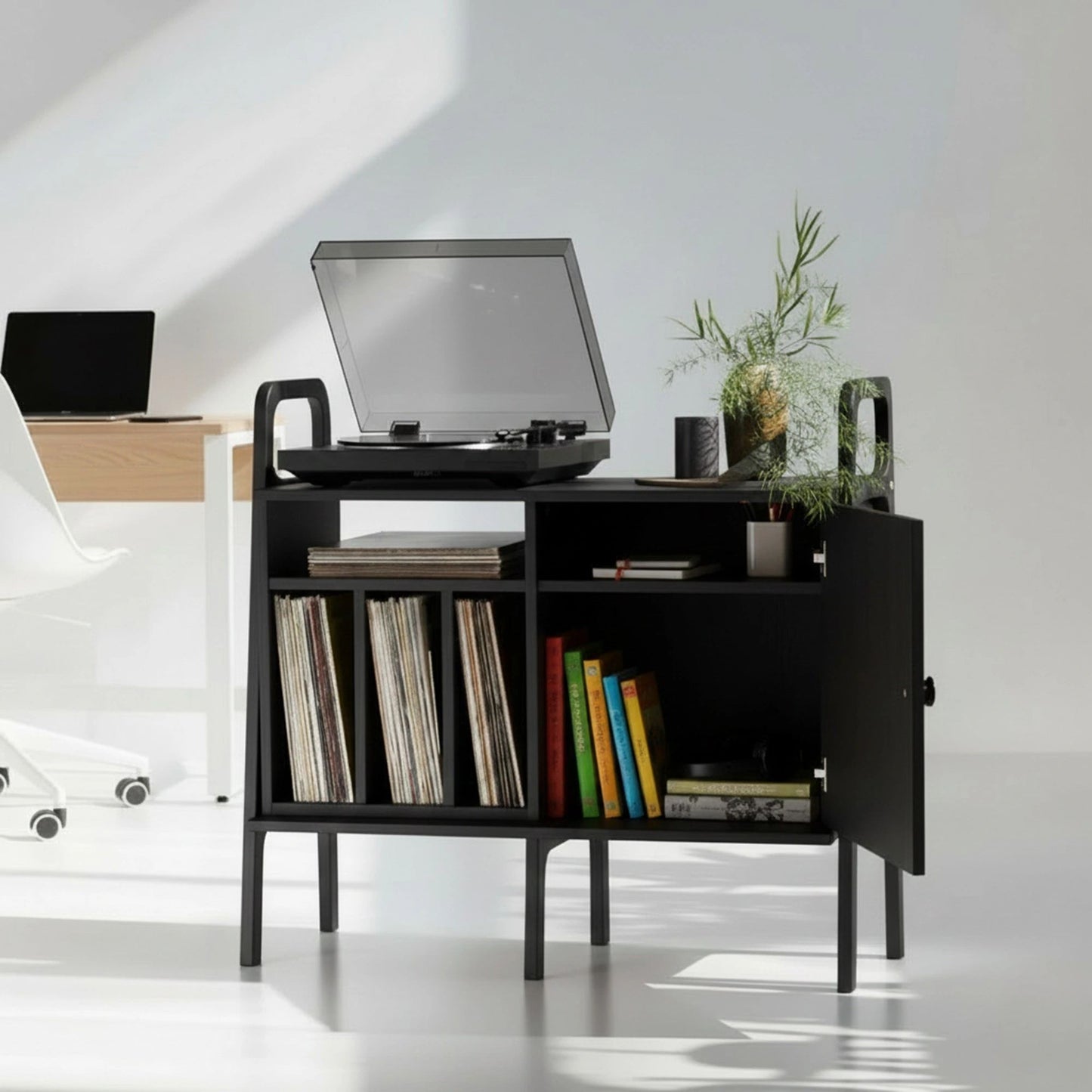 Κονσόλα Μπουφές 100x90x40 εκ Μαύρο 120PLT1604
