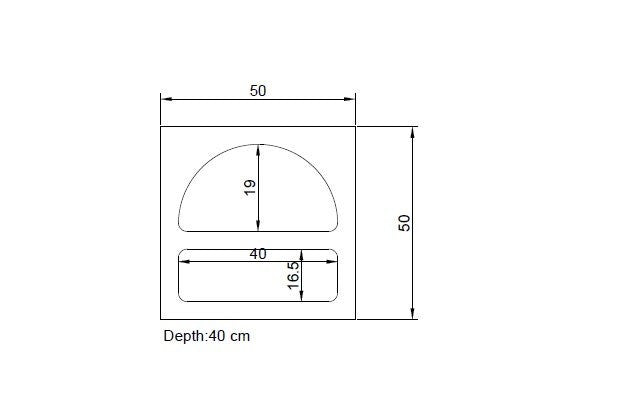 Κομοδίνο Βοηθητικό Τραπεζάκι 60x60x15 εκ. Λευκό | 125GLN1226