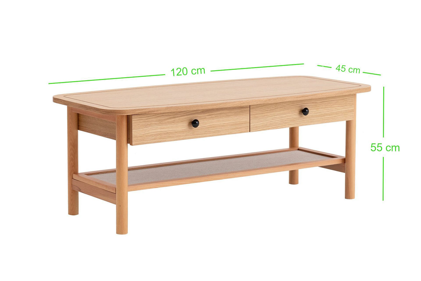 Τραπεζάκι Σαλονιού Φυσικό - Wooden 120 x 45 x 55 εκ GR141HWR1104