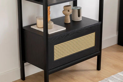 Ψηλό Boho Ράφι Βιβλιοθήκη για Σαλόνι Υπνοδωμάτιο Μπάνιο σε 2 Χρωματισμούς 141HWR1129