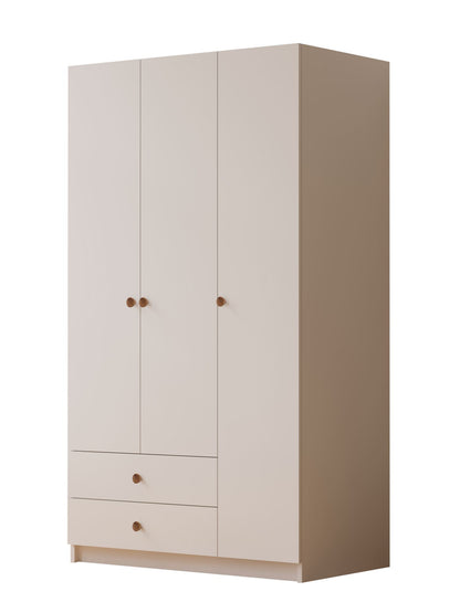 Ντουλάπα 90x180x45 εκ Ματ Λευκό 167RAB1101