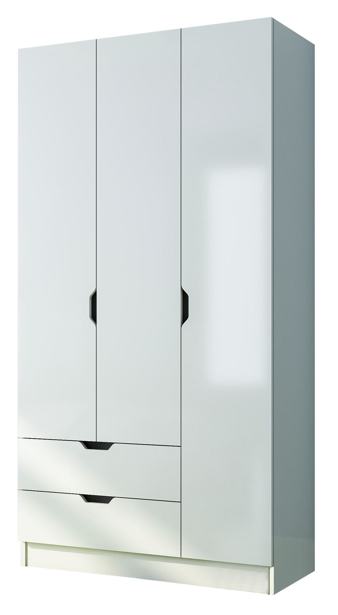 Ντουλάπα 90x180x45 εκ Ματ Λευκό 167RAB1103