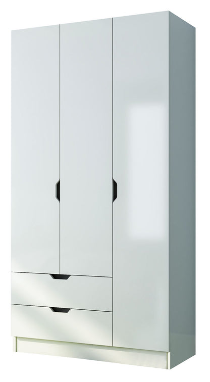 Ντουλάπα 90x180x45 εκ Ματ Λευκό 167RAB1103