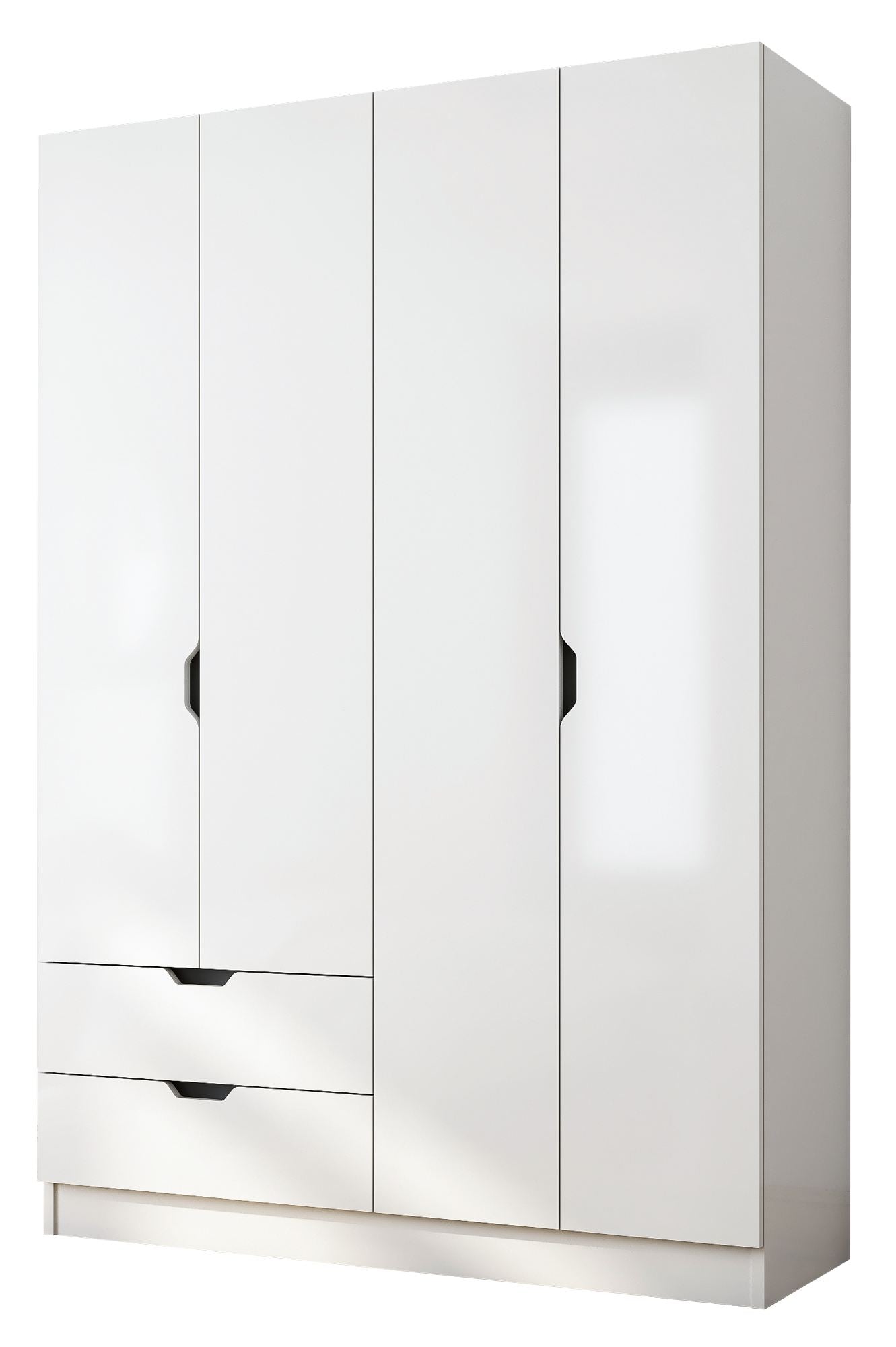 Ντουλάπα 120x180x45 εκ Ματ Λευκό 167RAB1104