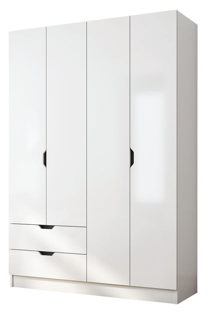 Ντουλάπα 120x180x45 εκ Ματ Λευκό 167RAB1104