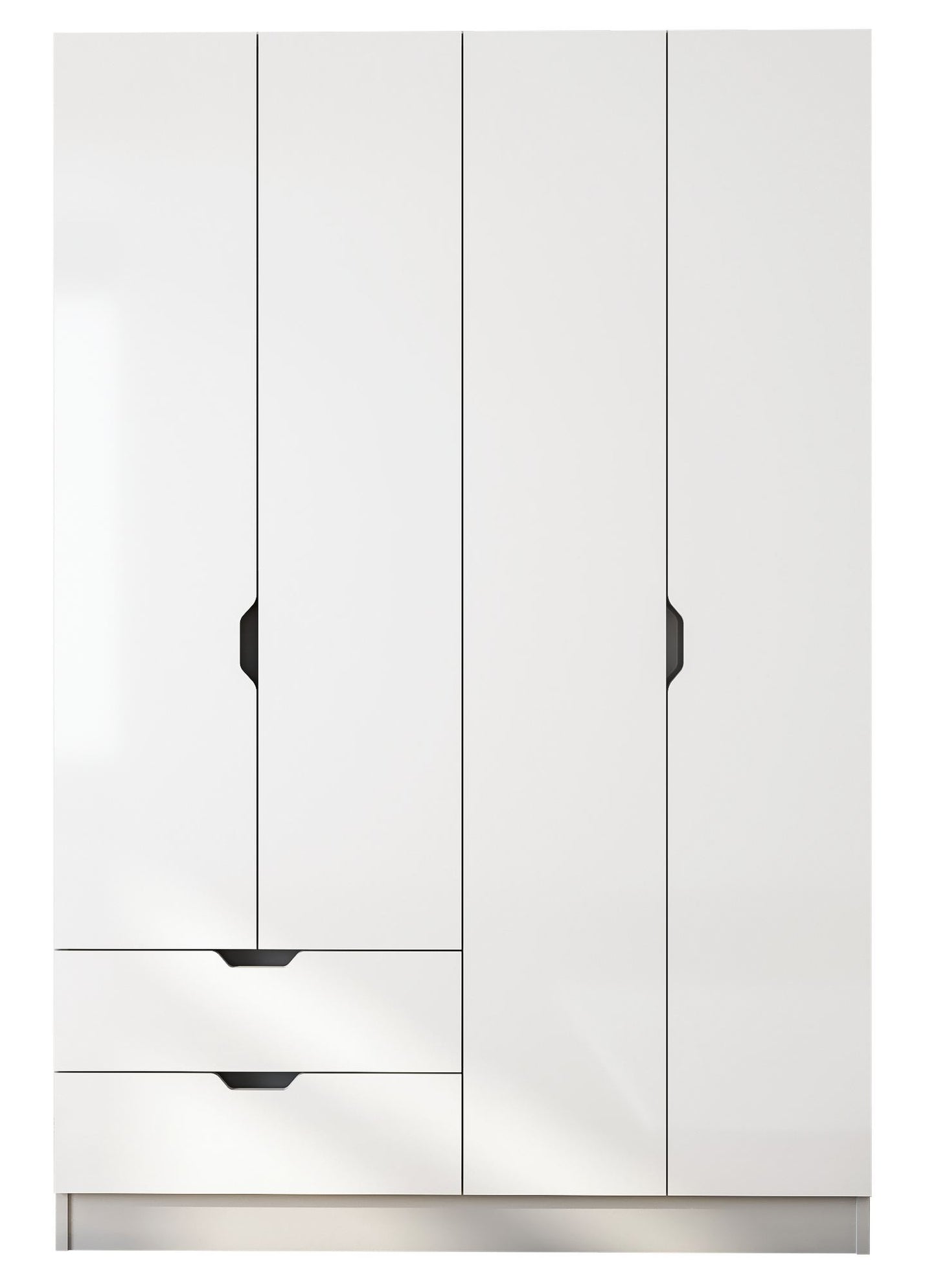 Ντουλάπα 120x180x45 εκ Ματ Λευκό 167RAB1104