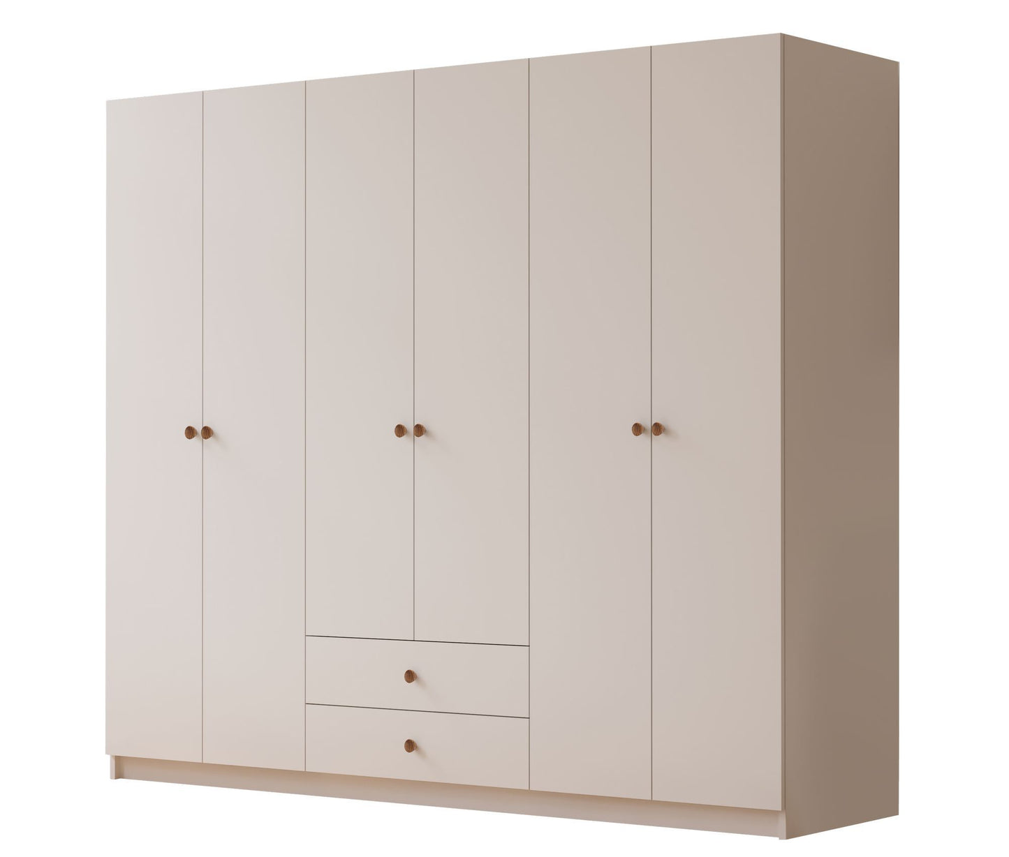 Ντουλάπα 180x180x45 εκ Ματ Λευκό 167RAB1114