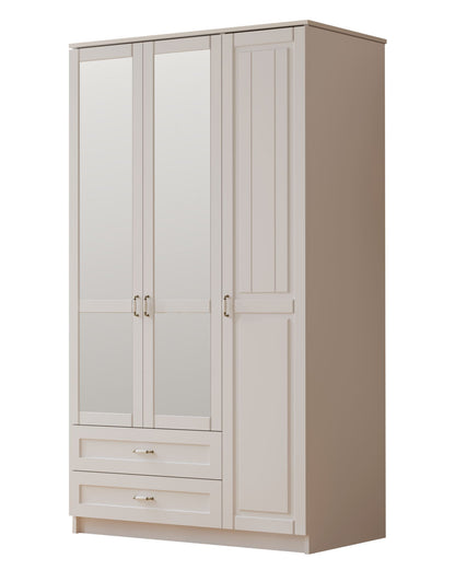 Ντουλάπα 105x184x52 εκ Ματ Λευκό 167RAB1127