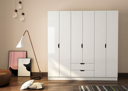 Ντουλάπα 180x180x45 εκ Ματ Λευκό 167RAB1130