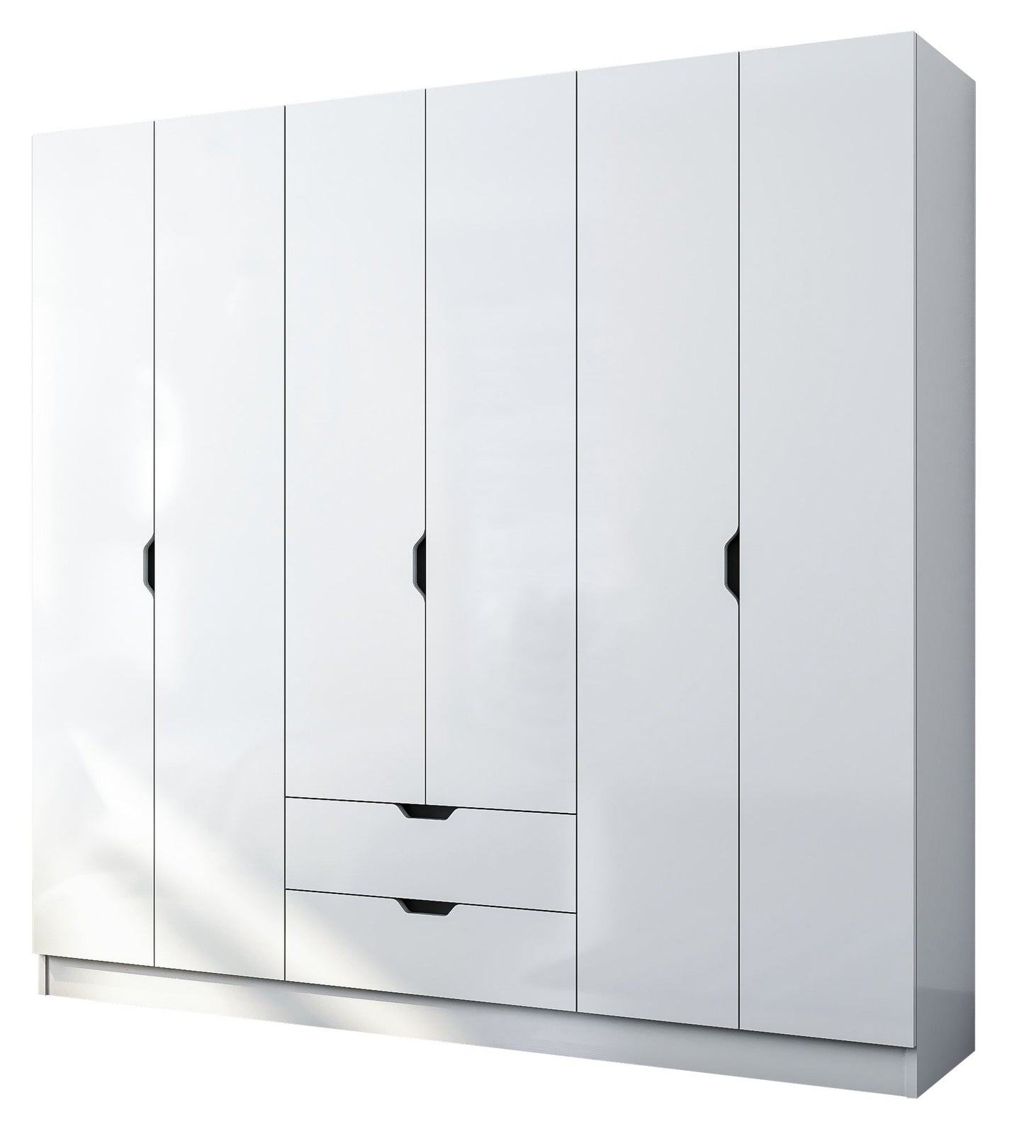 Ντουλάπα 180x180x45 εκ Ματ Λευκό 167RAB1130