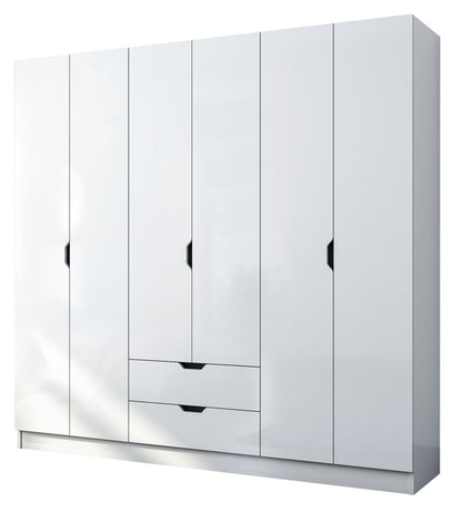 Ντουλάπα 180x180x45 εκ Ματ Λευκό 167RAB1130