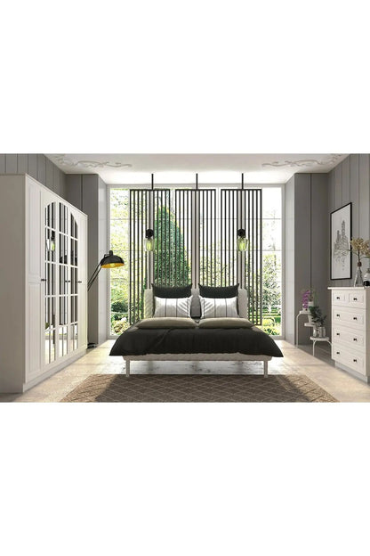 Ντουλάπα 175x184x52 εκ Ματ Λευκό 167RAB1139