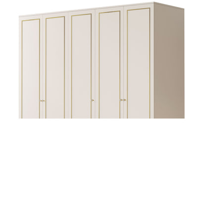 Ντουλάπα 175x180x52 εκ Ματ Λευκό 167RAB1151