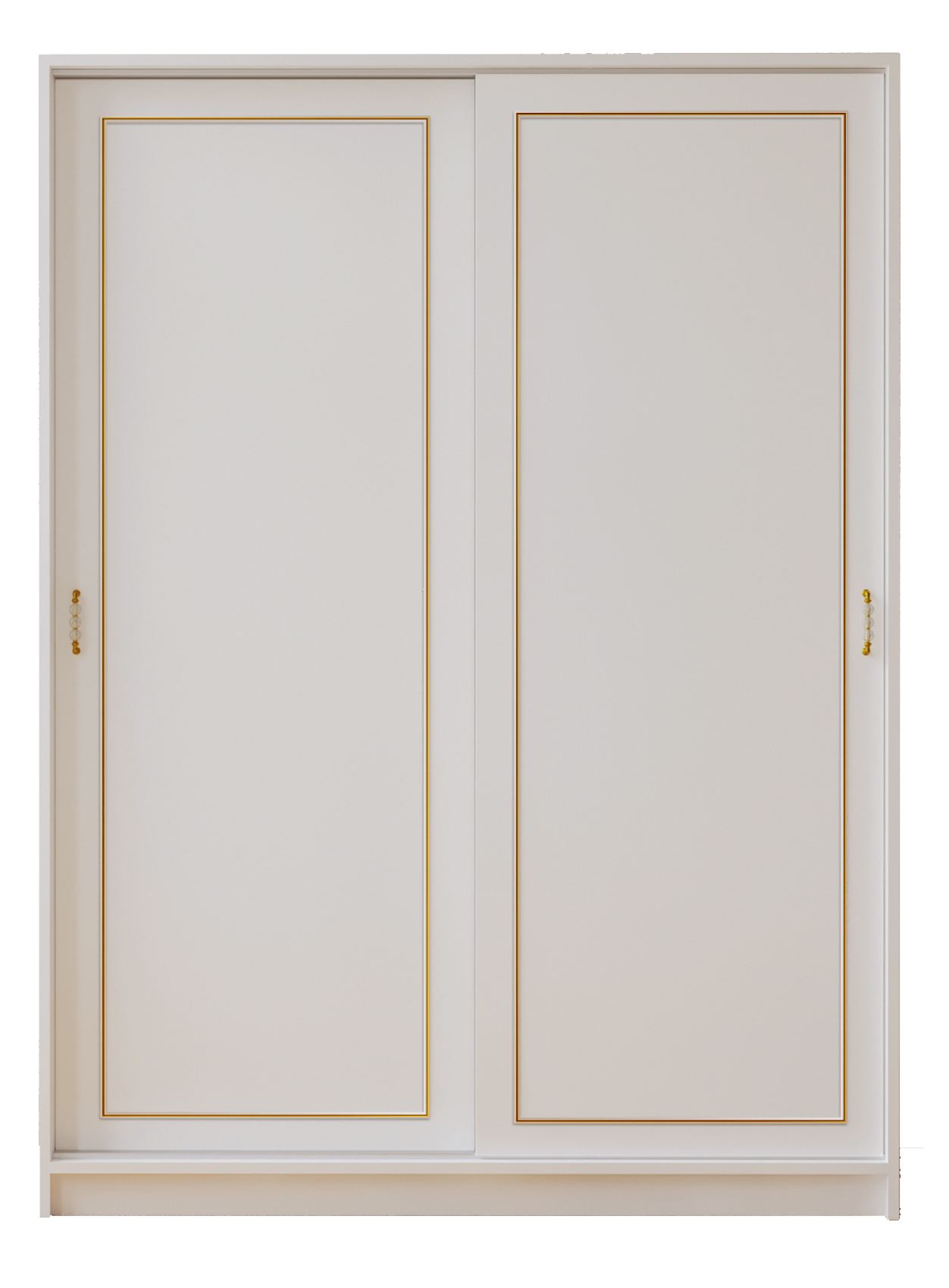 Ντουλάπα 140x190x56 εκ Ματ Λευκό 167RAB1153