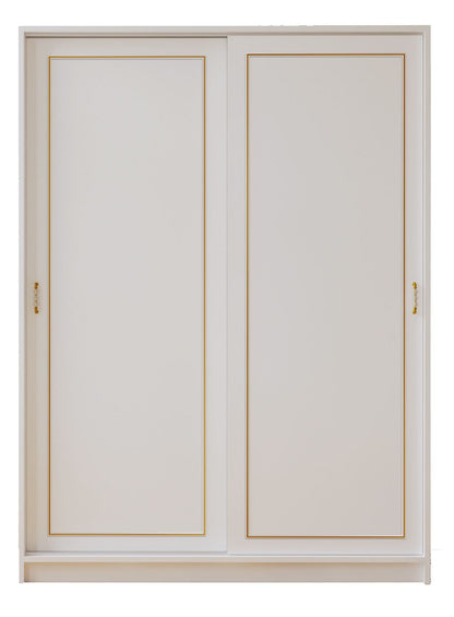 Ντουλάπα 140x190x56 εκ Ματ Λευκό 167RAB1153