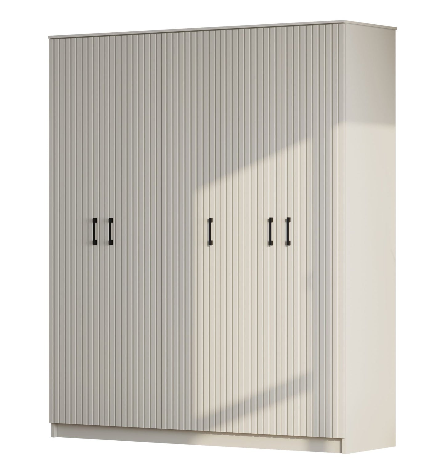 Ντουλάπα 175x210x52 εκ Ματ Λευκό 167RAB1160