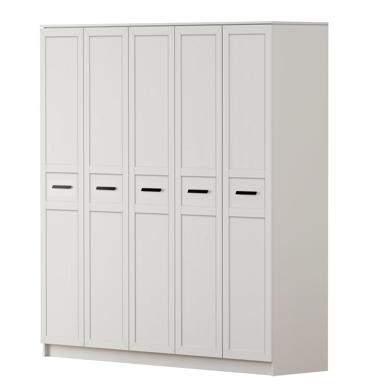 Ντουλάπα 175x184x52 εκ Ματ Λευκό 167RAB1172