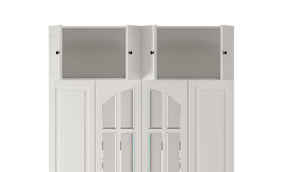Ντουλάπα 140x240x52 εκ Ματ Λευκό 167RAB1204