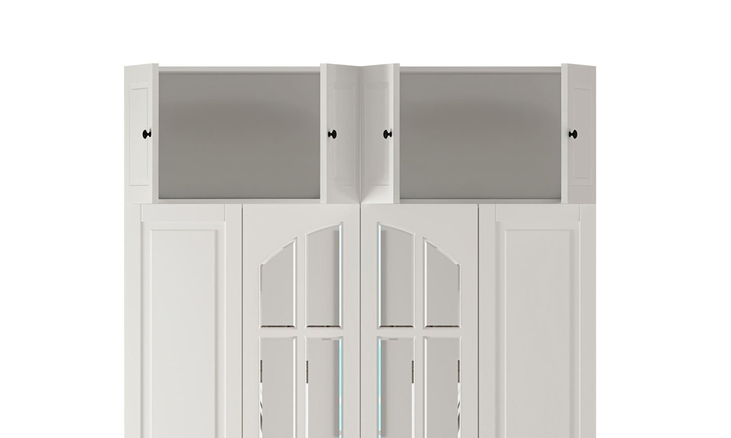 Ντουλάπα 140x210x52 εκ Ματ Λευκό 167RAB1205