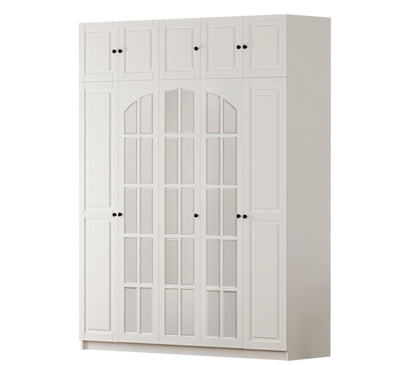 Ντουλάπα 175x240x52 εκ Ματ Λευκό 167RAB1207