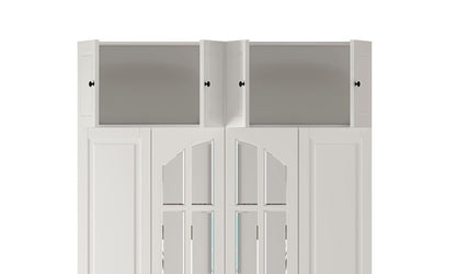 Ντουλάπα 140x210x52 εκ Ματ Λευκό 167RAB1209