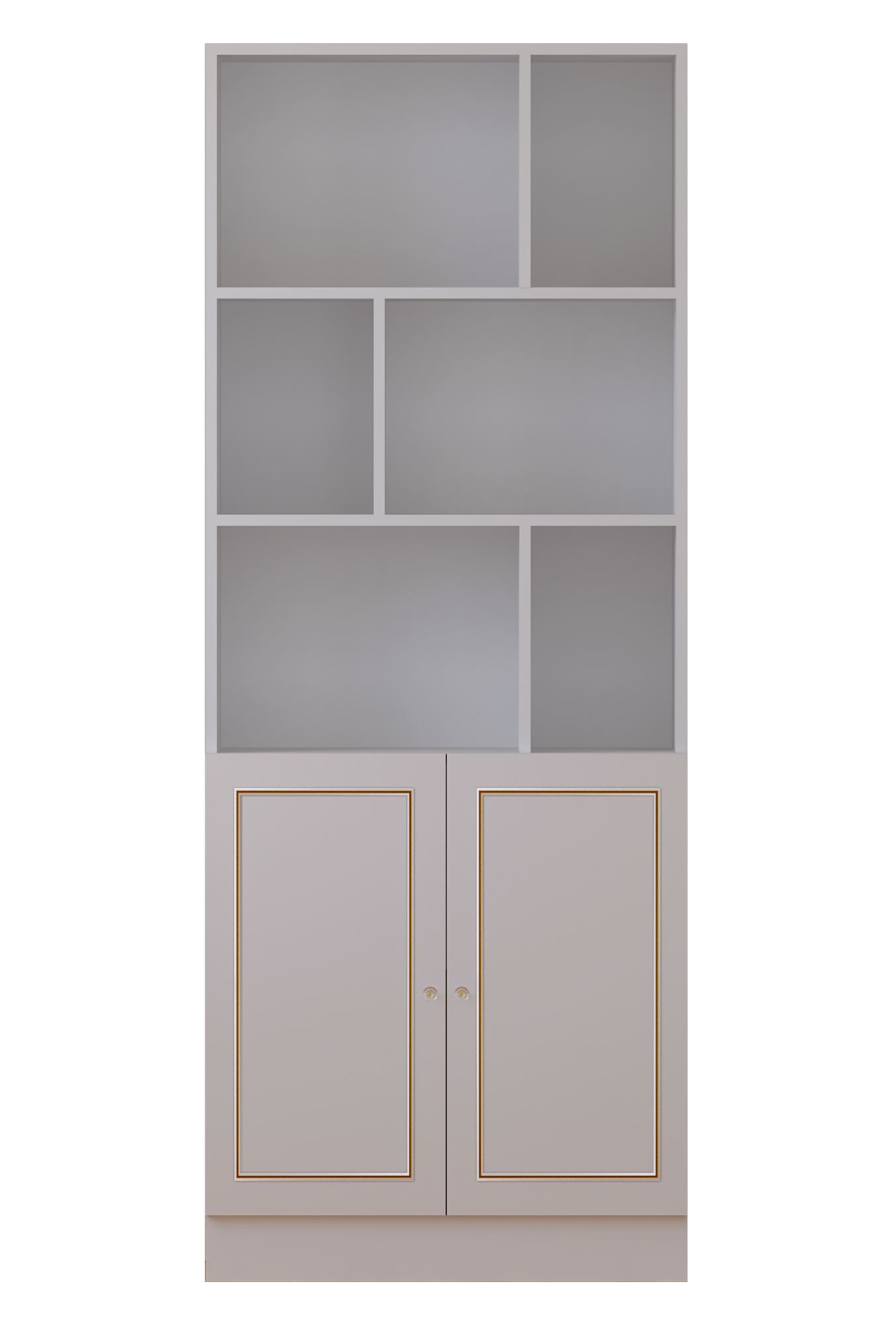 Βιβλιοθήκη 70 × 33 × 180 εκ. Matte Λευκό GR167RAB1706