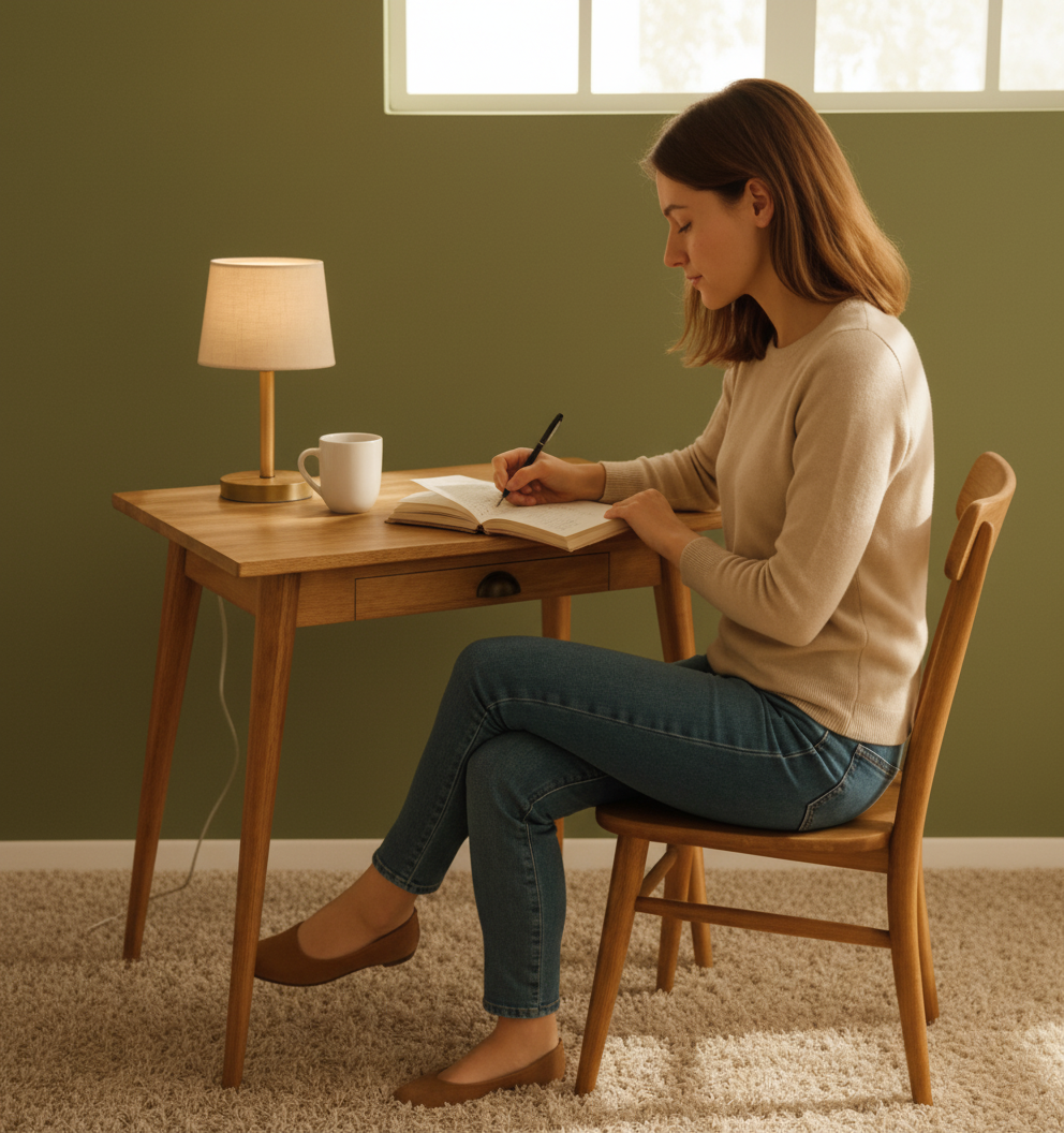 Τραπέζι Κονσόλα Εισόδου Μικρό Γραφείο Σαλονιού με Συρτάρι Σκανδιναβικό ARTS IN1763