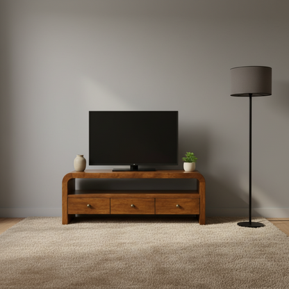 Έπιπλο Τηλεόρασης από Μασίφ Ξύλο 