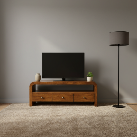 Έπιπλο Τηλεόρασης από Μασίφ Ξύλο 