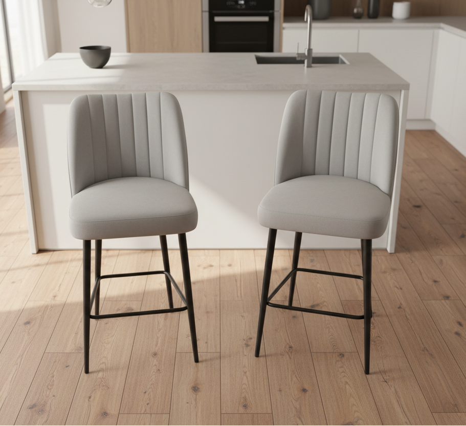 Σκαμπό για Πάσο Κουζίνας Σετ 2 τεμ Ύψος καθίσματος 65 εκ Σκαμπό Μπαρ Εργονομικό Κάθισμα Νησίδας Διάφορα Χρώματα  107BCK1144