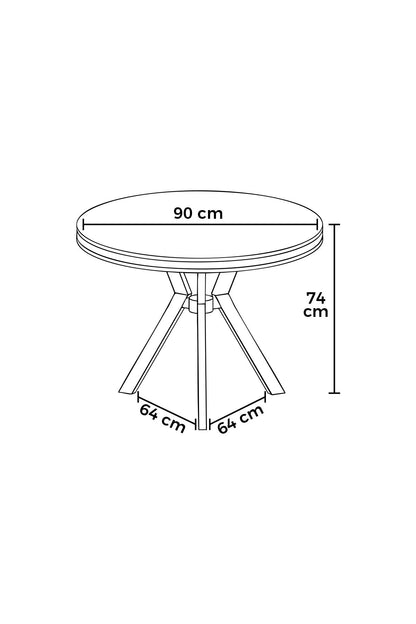 Τραπέζι Τραπεζαρίας 240CHR2109