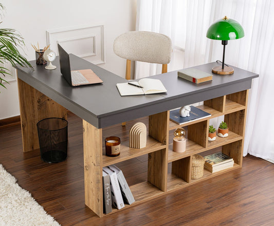 Γωνιακό Γραφείο Υπολογιστή Μελέτης