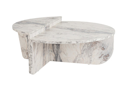 Τραπεζάκι Σαλονιού Freesia Marble 90 x 60 x 30 εκ GR241NRD1203